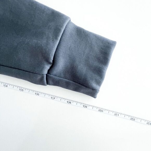 Djab Mens Bomber Jacket Turtleneck Full Zip Gray Medium - Picture 5 of 7